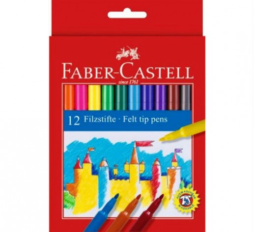 Μαρκαδόροι Ζωγραφικής Faber-Castell 12 τεμαχίων